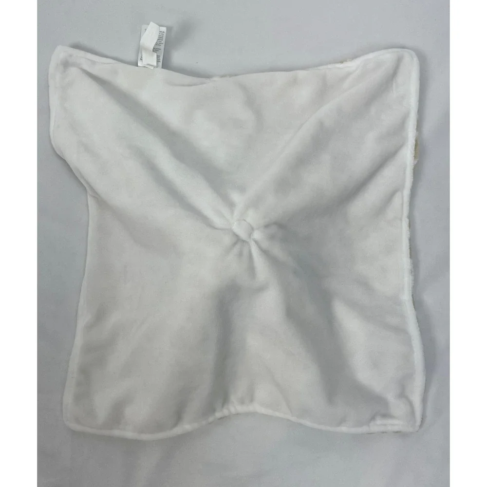 Carter's Spotted Giraffe Lovey Blanket Pacifier Holder Tan Brown‎ White Plush